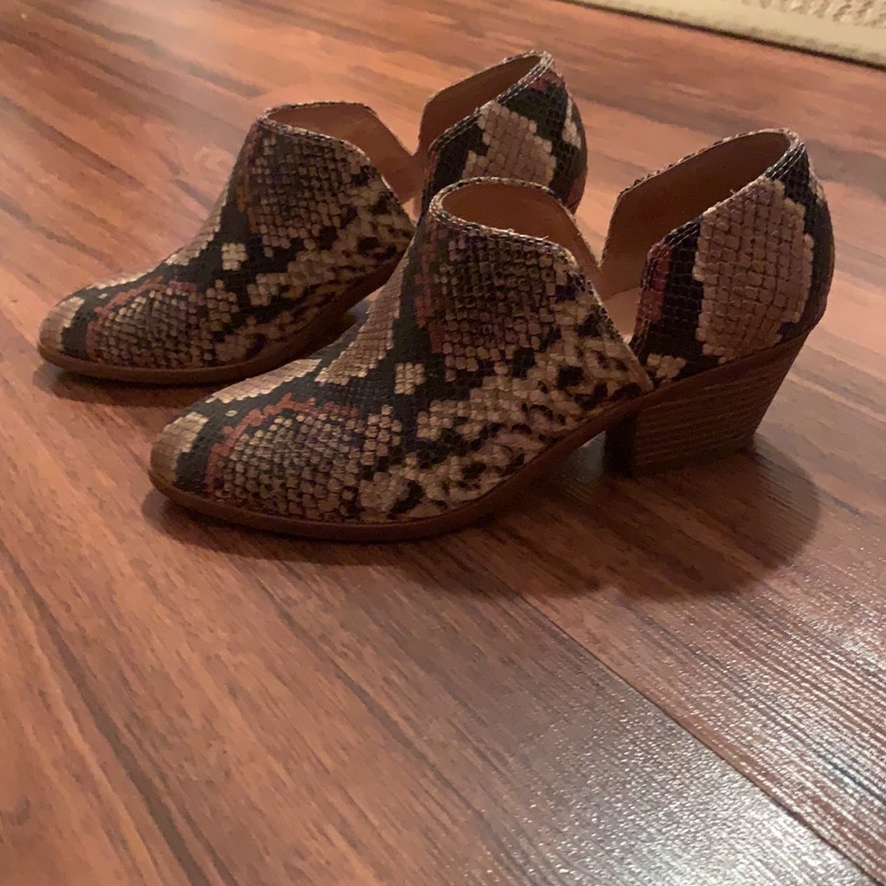 Madewell Snakeskin Booties